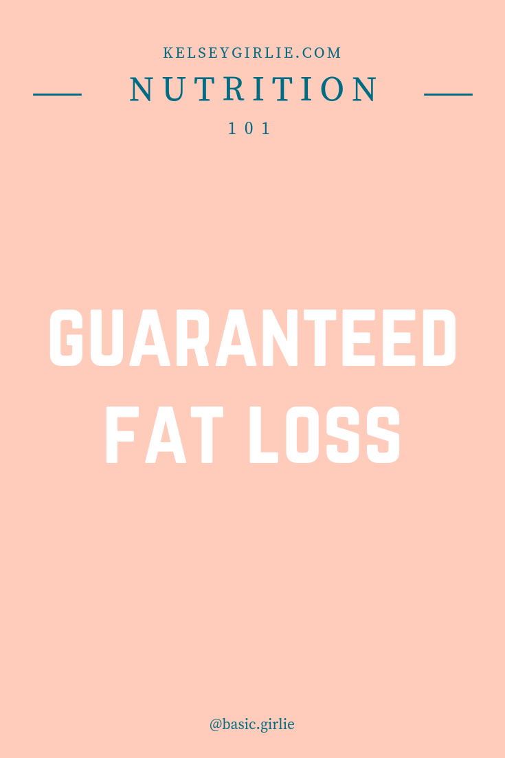 Guaranteed Fat Loss&nbsp;Diet